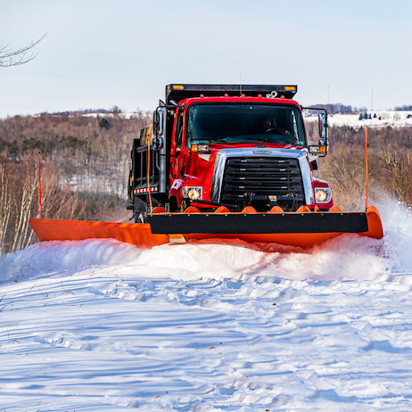 SnowDogg® SuperWing™ Municipal Plow with Front Lift Steel Patrol Wing